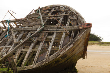 Cimetière de bateaux Ria d'Etel