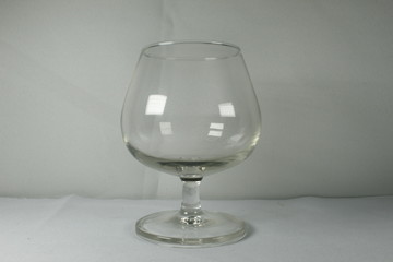 empty wine glass on the table