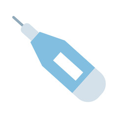 digital thermometer flat style icon