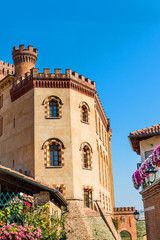 12 September 2019. The Barolo Castle in Piedmont region, Italy