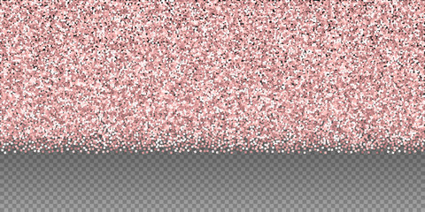 Fototapeta premium Pink gold glitter luxury sparkling confetti. Scatt