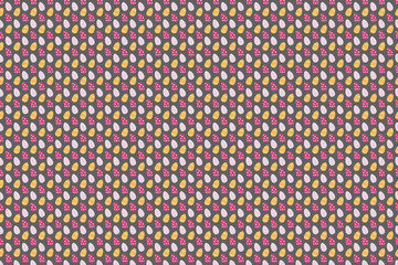 Repeating egg pattern. Funny spring background