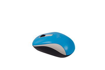 Computer wireless mouse isolated on a white background