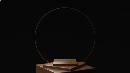 3d render ofbackground with a pedestal and a showcase, abstract minimal concept, blank space, simple clean design, minimalist mockup