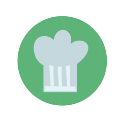 chef hat hand draw style