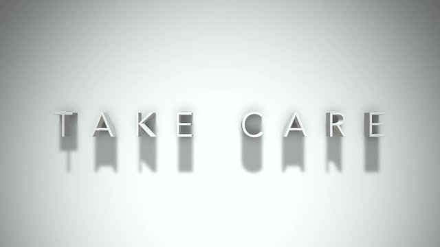 Take care, prend soin de toi, carte de voeux vid&eacute;o