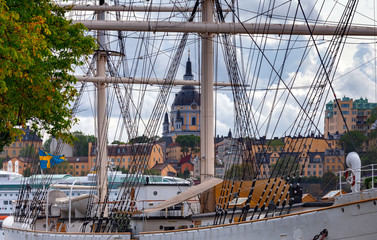 Stockholm. City embankments