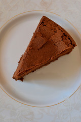 delicious homemade dark chocolate cake