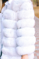 women's fur coat made of Arctic Fox fur