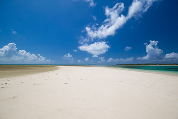 Zanzibar, landscape sea, white sand