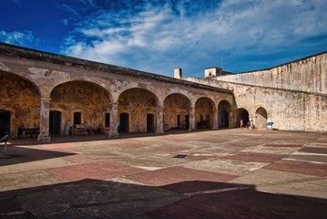 Fototapeta na wymiar Castillo de San Cristobal is designated as UNESCO World Heritage Site since 1983.