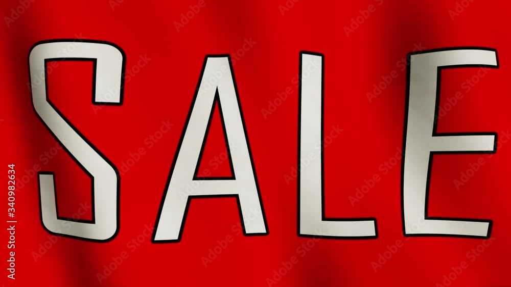Poster sale flag retail offer showing price promotion. reduction in price of products or services - seamles