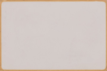 old white yellowed paper frame blank space