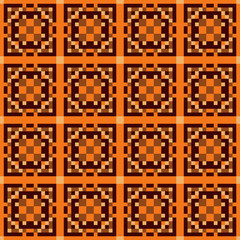 seamless geometric squares, pixel texture