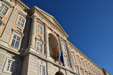Facciata Reggia di Caserta Italy