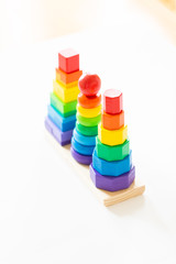 Colorful Wooden Stacking Toys