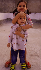 Fototapeta premium Brother and sister together