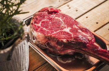 Meat Preparation For Dinner.