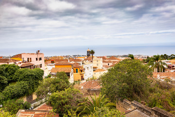 Obraz premium View of rooftops in La Orotava, Tenerife