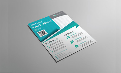 modern design flyer template