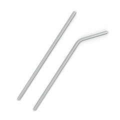 Metallic straw to use instead of plastic one