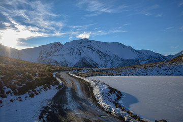 mt tinline from lake stella