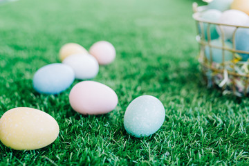 Colorful Easter eggs