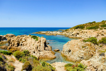 Fototapeta na wymiar plage d'Ostriconi, Balagne, Corse