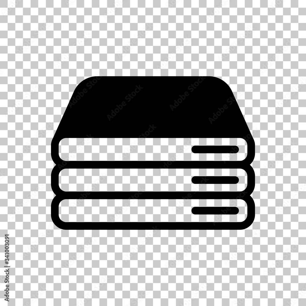 Poster database server, backup data, computer network, cloud hardware. black symbol on transparent backgrou