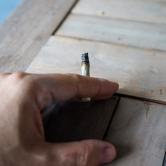 Fototapeta premium Medical and recreational marijuana been smoked 