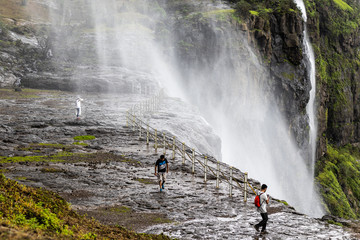 Naneghat reverse waterfall