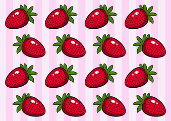 Strawberry background