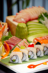 Large Sushi and Sashimi Platter