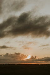 Clouds over the sea