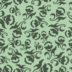 Fototapeta premium vector retro floral seamless pattern