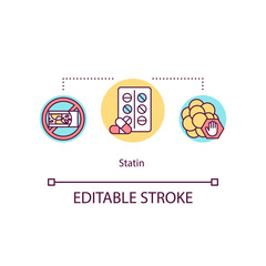 Statin concept icon