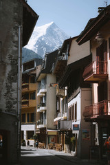 Fototapeta premium Village of Chamonix