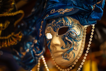 Venice carnival handmade masks 