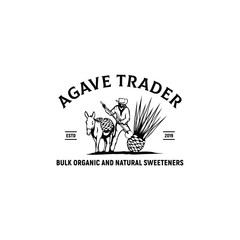 Mexico Agave Trader Vintage Logo Inspiration