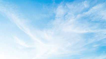 Fototapeta premium Sky blue background. Natural background bright,Thailand-Malaysia border