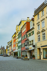 Fototapeta na wymiar Lindau-Insel Altstadt Fußgängerzone