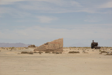 old ruins in the desert