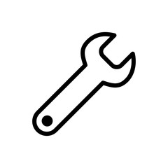 wrench icon vector trendy design template logo