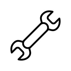 wrench icon vector trendy design template logo