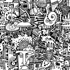 Black and white, abstract pattern made in light colors