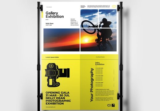 Photography Exhibition Poster Layout
