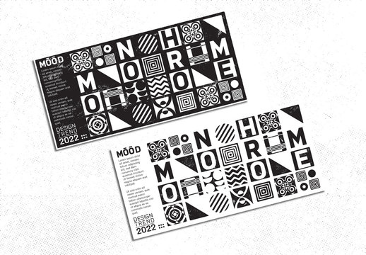 Black and White Modern Pop Art Flyer Layout