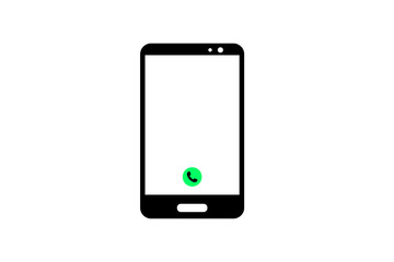 Device Icons:Smartphone icon on white background 