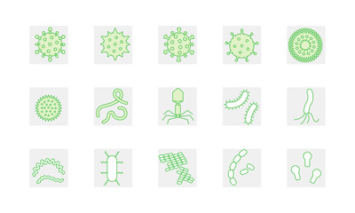 virus shapes Fungus shapes ,corona,covid-19 vector icon
