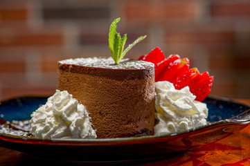Chocolate Torte with Fresh Cream